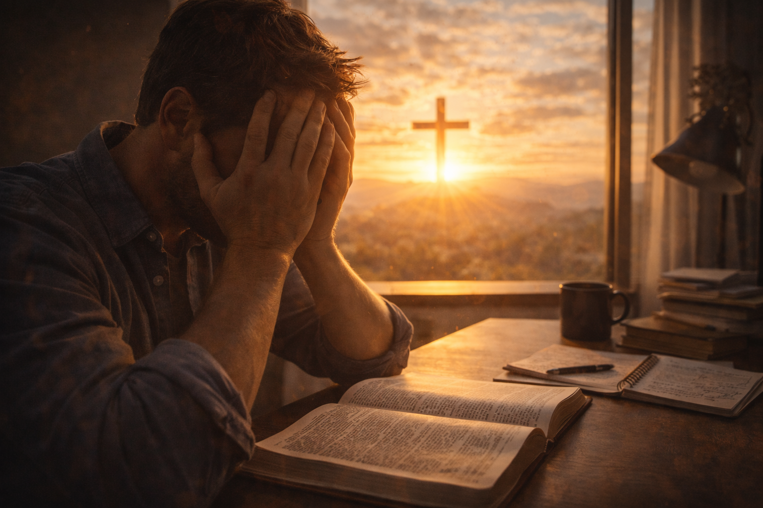 Contemplation at sunset