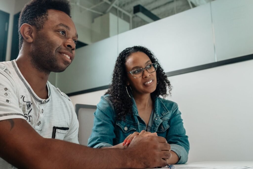 Couple planning together Fostering a Supportive Environment