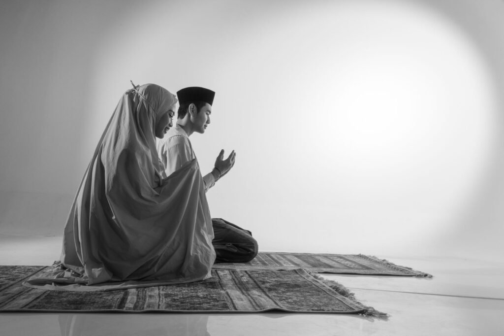 Couple praying together Creating a Prayer Practice