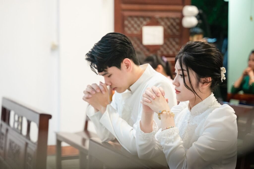 Couple praying together Keys to Effective Marriage Restoration Prayer