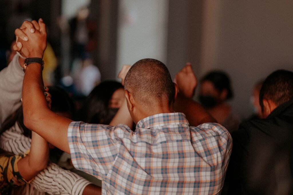 Couple praying together Prayer as a Source of Comfort