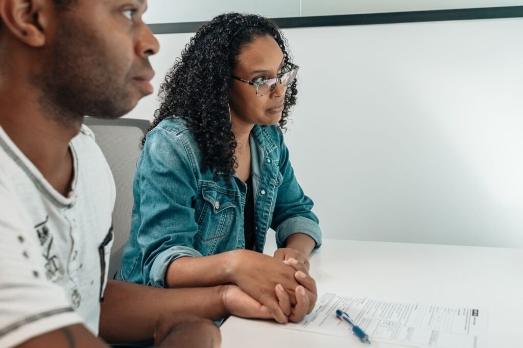 Couple praying together Seeking Professional Support