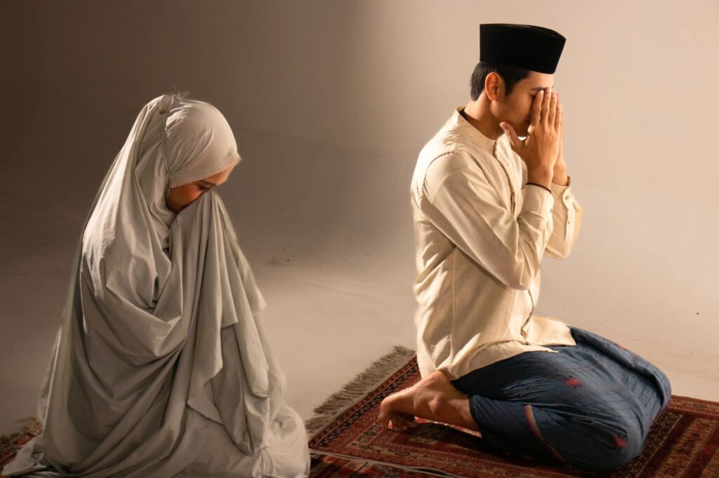 Couple praying together The Power of Prayer