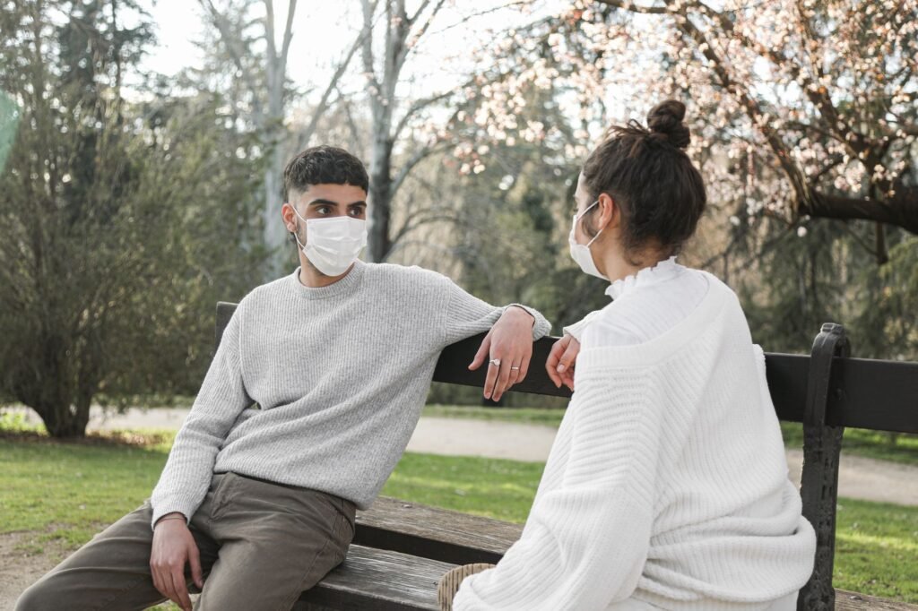 Couple talking together Nurturing Self-awareness