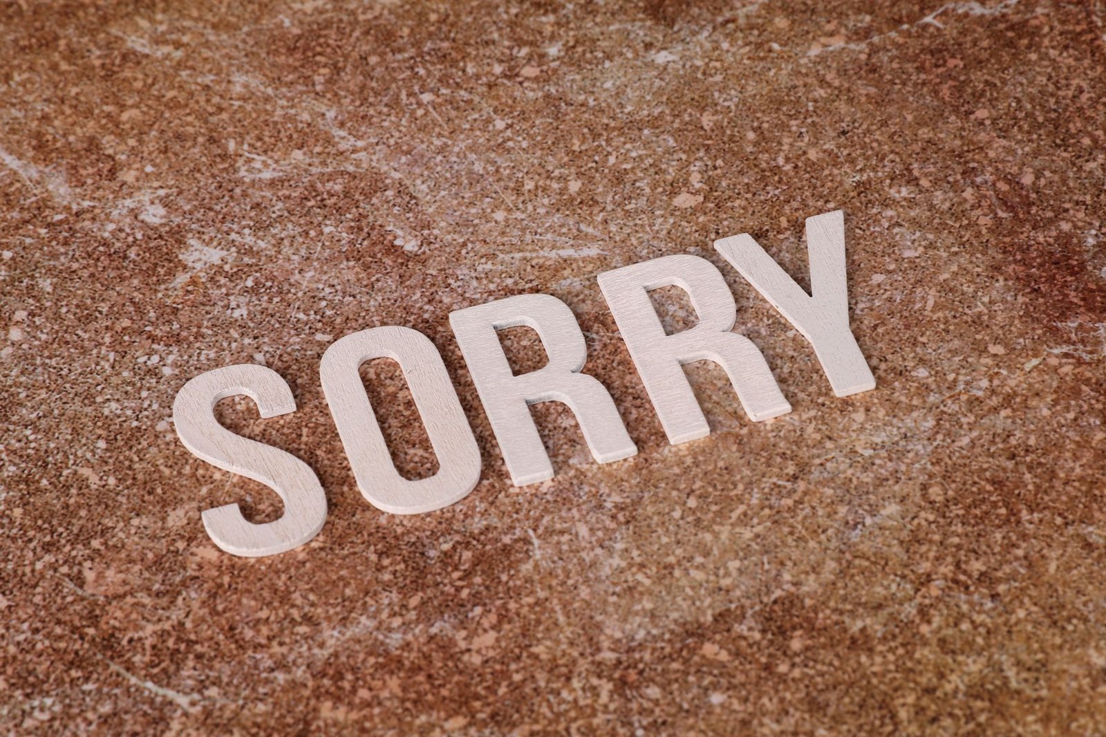 FORGIVENESS FOR OUR LACK OF UNDERSTANDING.