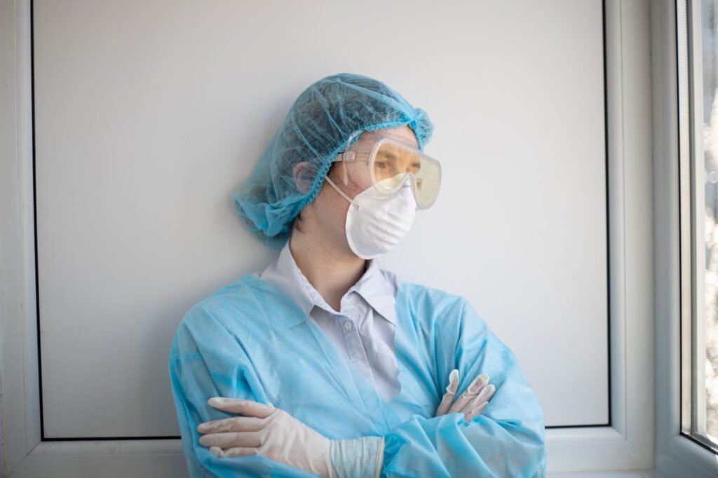 Nurse praying The Grace to Persevere