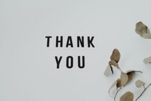 THANK YOU FOR THE PROMISE OF JOY IN THE MORNING