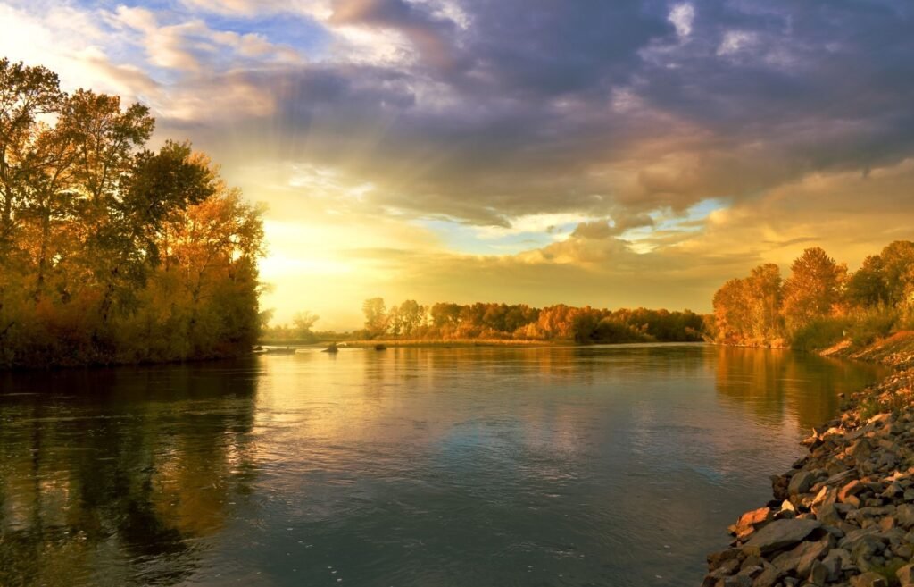 Peaceful nature scenes Key Bible Verses About Peace
