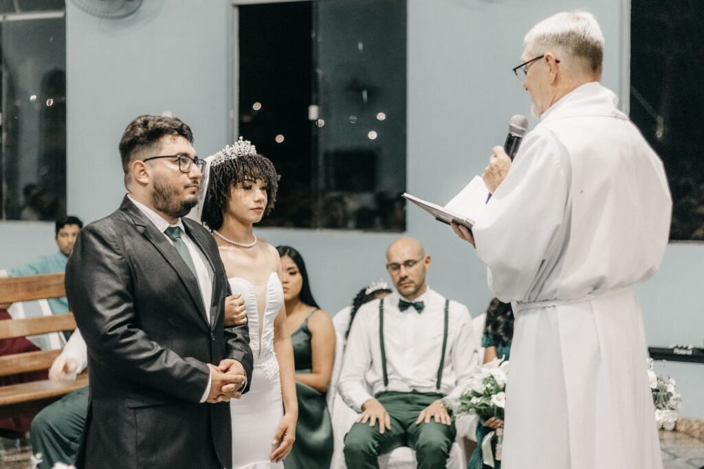 Wedding couple The Role of Faith in Marriage