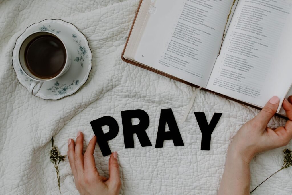 Job seekers praying Drawing Inspiration from Scripture