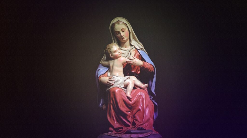 Mother mary The Promise to the House of David: 2 Samuel 7:12-13