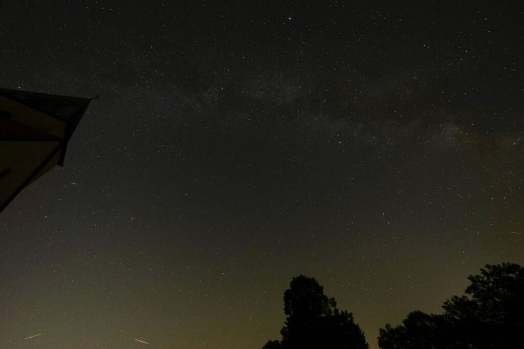 A beautiful night sky filled with stars, symbolizing hope and peace