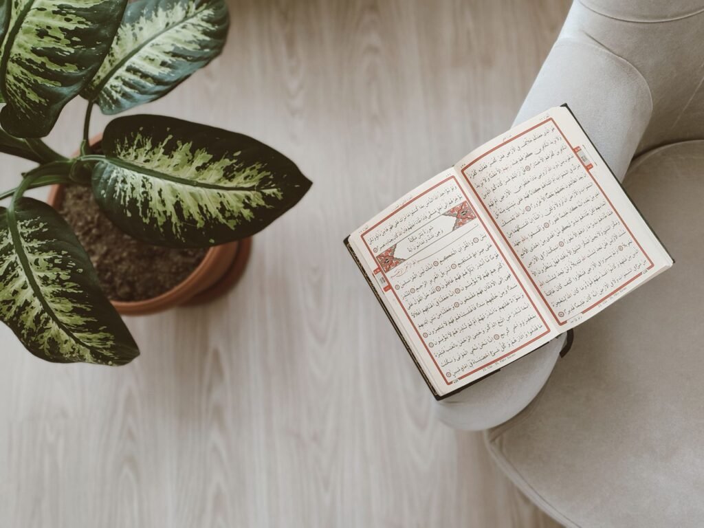 A cozy prayer corner inviting reflection and intimate communication with God