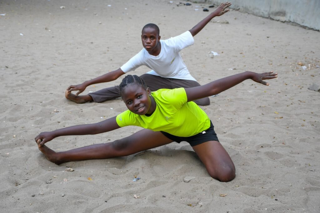 A person helping another in need, exemplifying mercy