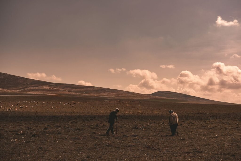 A poignant moment between Abraham and Isaac before the sacrifice
