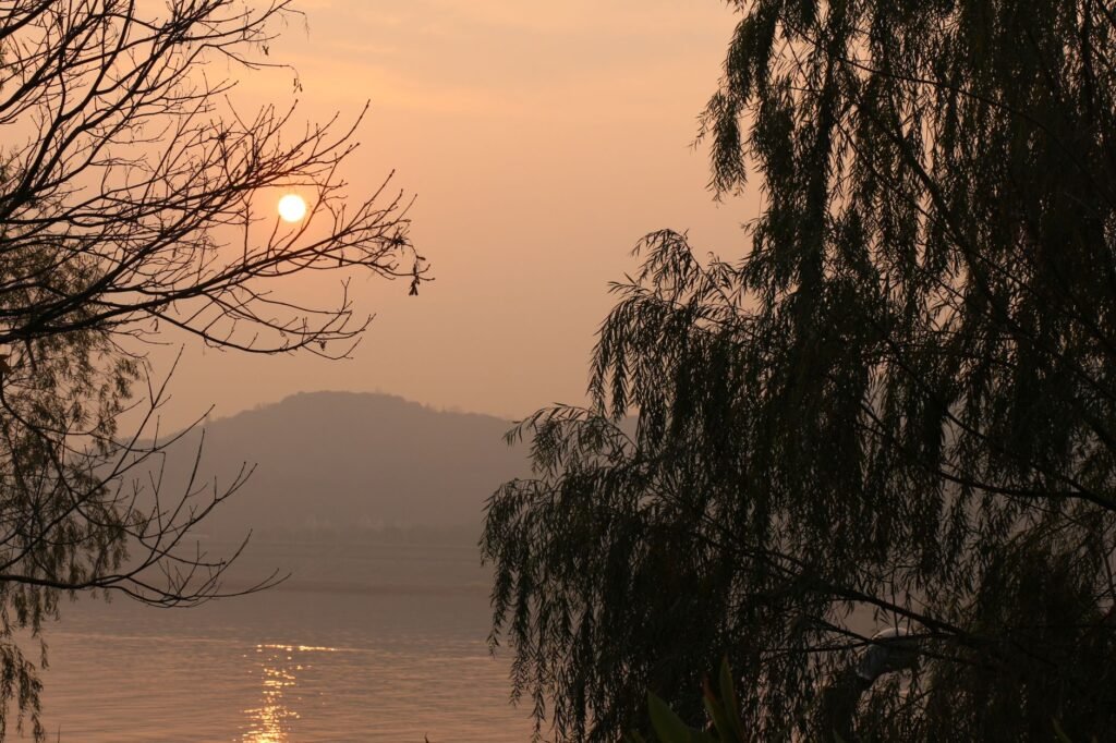 A serene landscape representing the peace of God in troubled times