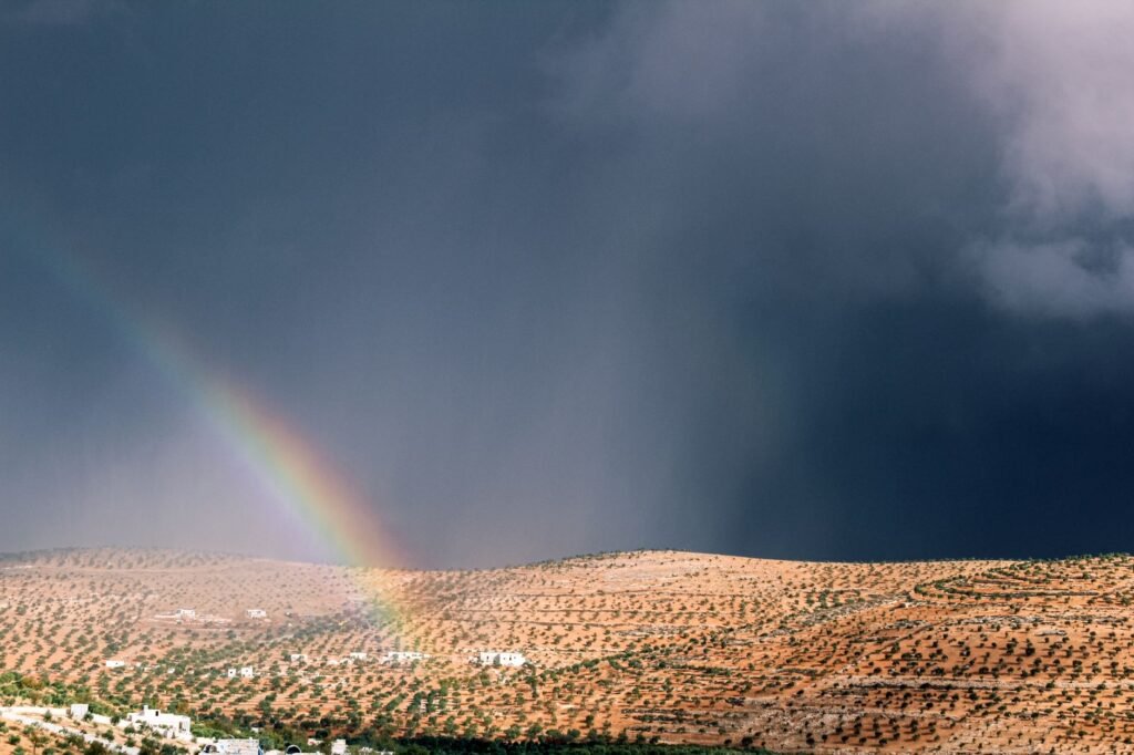 A serene landscape symbolizing hope and renewal