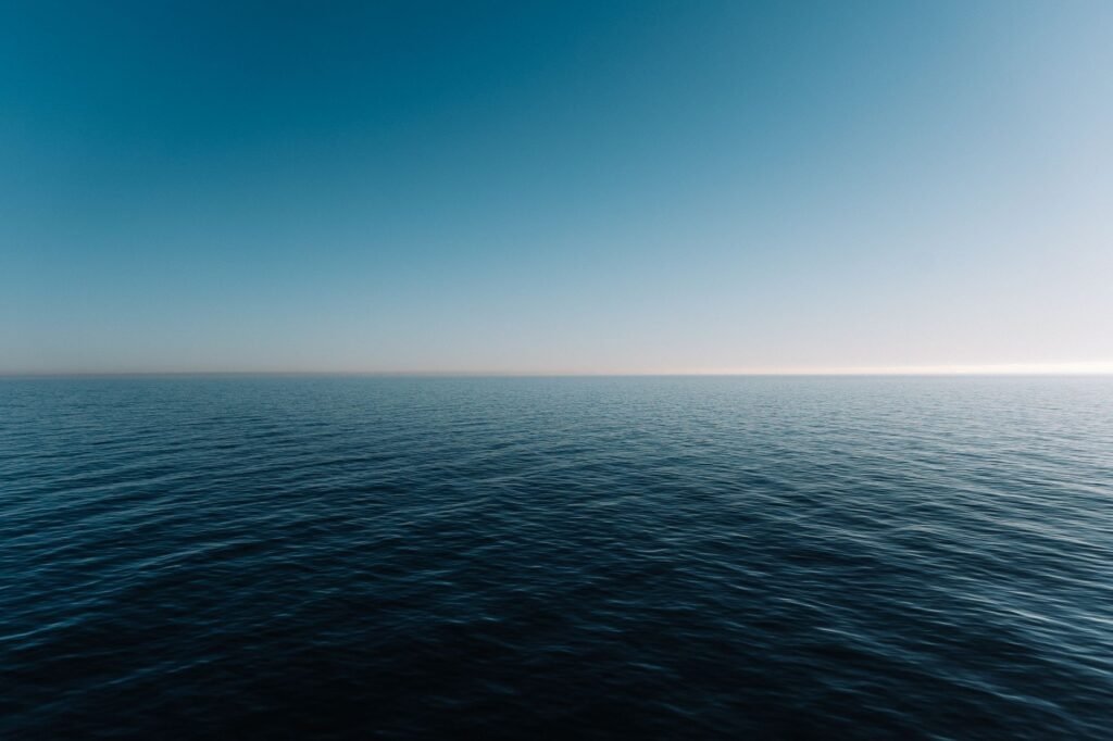 A serene ocean view representing tranquility and the peace God provides in our lives through prayer