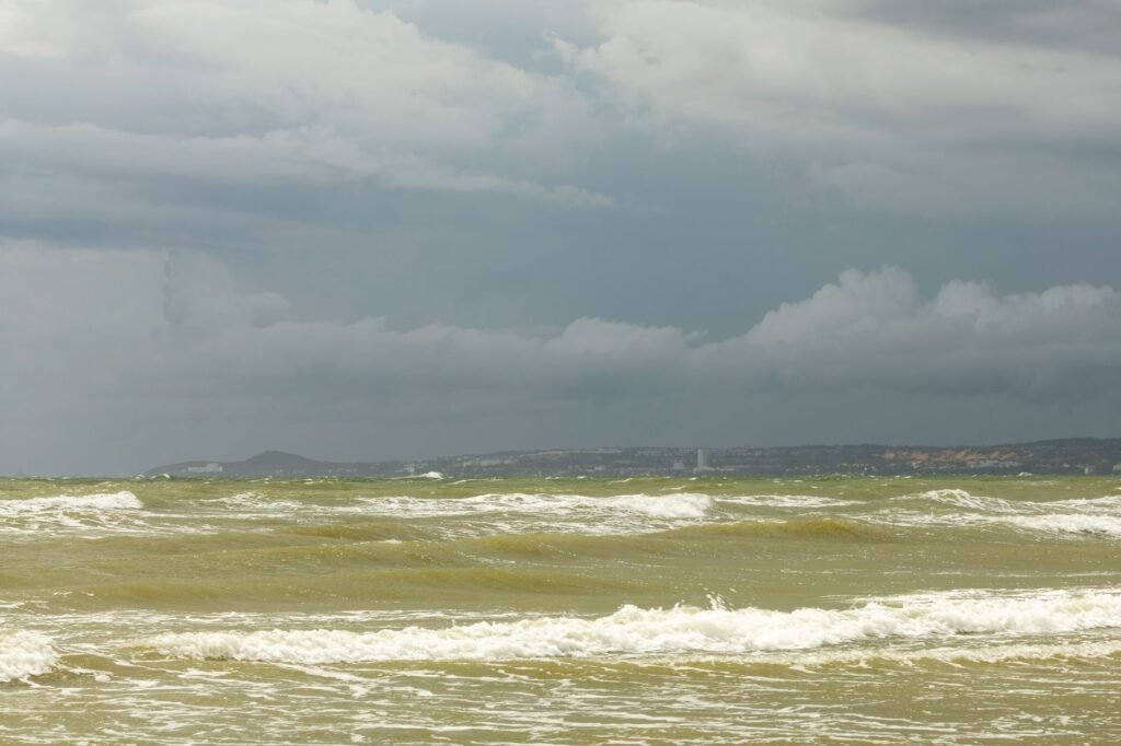 A stormy scene representing the trials of life